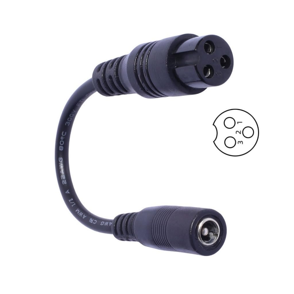 Elnwnnkc 22AWG 5.5x2.1mm Female Adapter Cable Extender Line DC5521 Convert to Multiple Plugs for Electronics