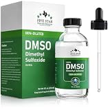 DMSO Liquid 99.95% Pure Dimethyl Sulfoxide, 8 oz,with Dropper Glass Bottle