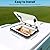 RV Caravan Motorhome LED Skylight Roof Window Hatch Roof Top Vent with LED light