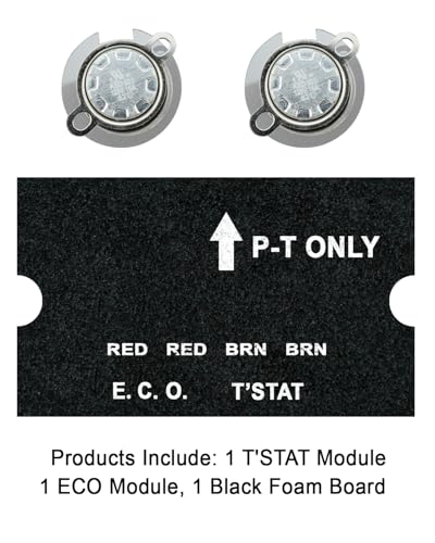 Image of RV Water Heater Thermostat Assembly Compatible with Atwood 91447, ECO and T-STAT Repair Parts for RV Camper Emergency Cutoff Service, 1 Set