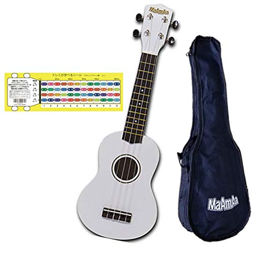 Ԍ h~wׂV[ ENҕt `[jÖ肷MAyO̗p }[}@ \tgP[Xt \vmEN C{[XJC EN MaAmAa Ukulele Rainbow Sky MR1N (WHT)