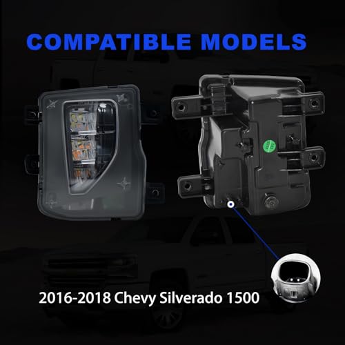 Daikokuya Led Fog Lights for 2016 2017 2018 Chevy Silverado 1500, 1 Pair Fog Lamps by Daikokuya - Used condition - Image 5