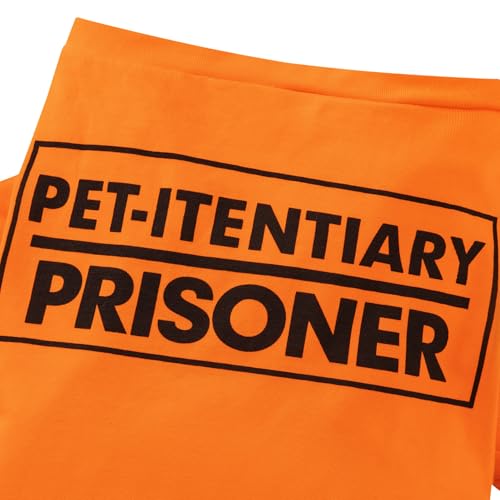 Disfraz de preso para perros pequeños talla L miniatura 4