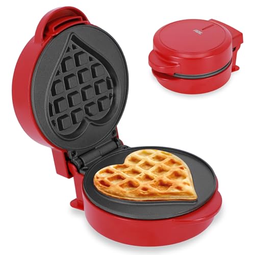 ADE Mini Waffeleisen Herzform | kleines...
