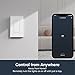 Wyze Switch, 2.4 GHz WiFi Smart Light Switch, Single-Pole, Needs Neutral Wire, Compatible with Alexa, Google Assistant, and IFTTT, No Hub Required, 3-Pack, White