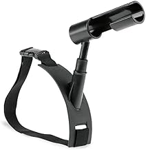 lineaeffe Fishing Rod Holder for Belly Boat, Black, Plastic, Surface Mount, 1.5 inches