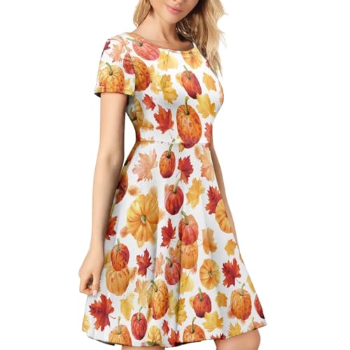 Image of Forchrinse Native Aztec Style Black White Geometric Women's Midi Dress Casual Long Dress Round Neck Swing Dress