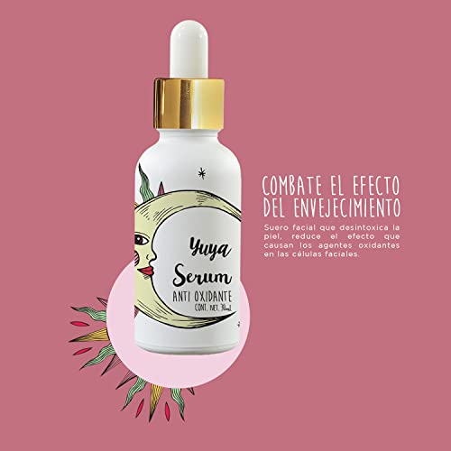 YuYa Cruelty-Free Makeup Red Rose Petal Antioxidant Serum w/White Wine Extract, 30ml - Detox, protect & reduce inflammation for a healthy, glowing skin!