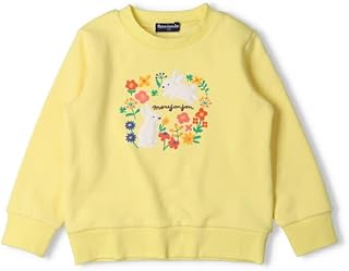 [ムージョンジョン] 子供服 うさぎアップリケ爆温裏起毛トレーナー 80cm～140cm M64607