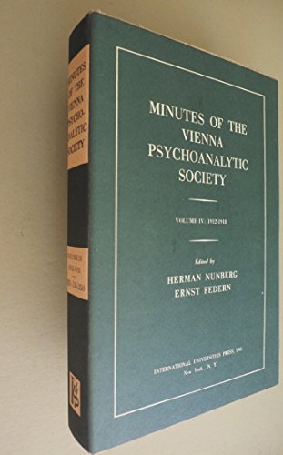 Minutes of the Vienna Psychoanalytic Society, 1912-1918: 4
