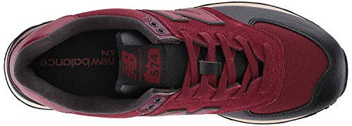 Image of New Balance Men's 574 V2 Low Hiker Sneaker, Burgundy /Burgundy, 18 W
