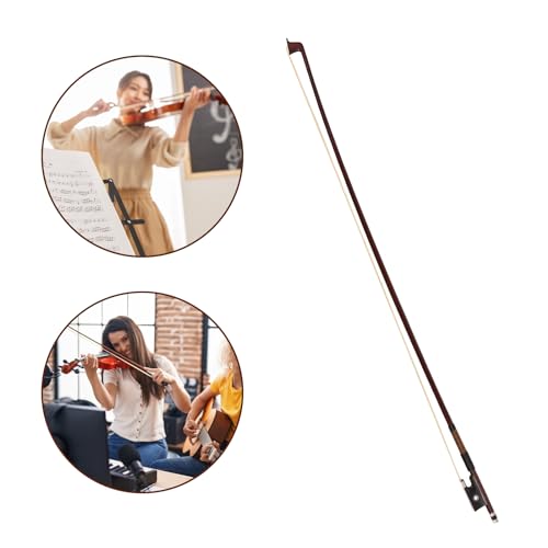 Namolit Arcos de violino tamanho completo 4/4 madeira brasileira violino arco pólo cavalinha cabelo