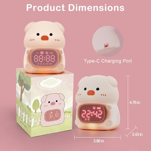 Reloj despertador digital para evitar despertares tempranos en niños 7