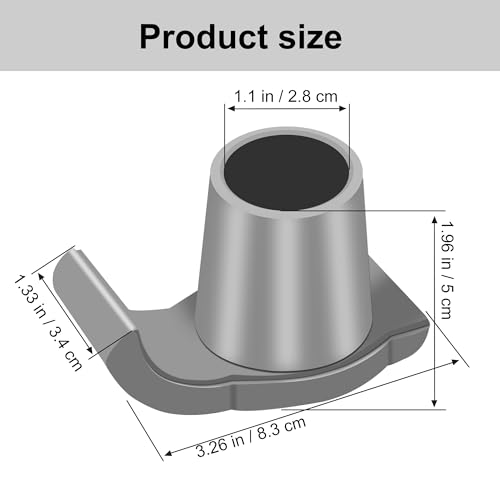 4Pcs Walker Skis Glides - Universal Fit Walkers Sliders or Skids, Easy Sliding & Greater Stability with Durable & Smooth Mobility Aid Accessory for Seniors Folding Walkers (4 Pack, Gray) - Thumbnail 2