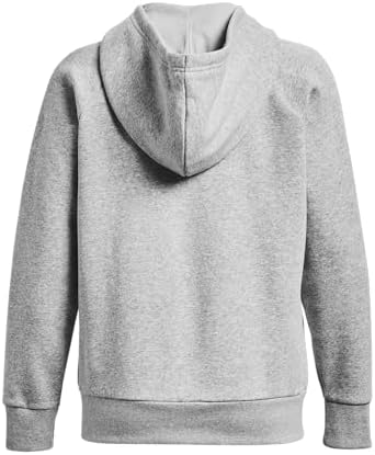 Under Armour UA Rival Fleece FZ Hoodie Kadın Ceket Mod Gray Light Heather / / White MD - Görsel 3