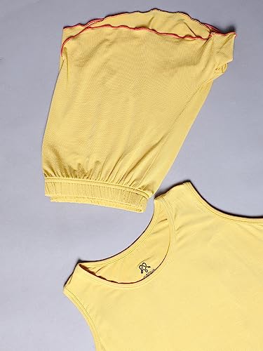 Image of Evolove Women's Micro Modal Round Neck Sleeveless Night Suit /Top & Short Set Super Soft Comfortable (Modal-Shorts Set)