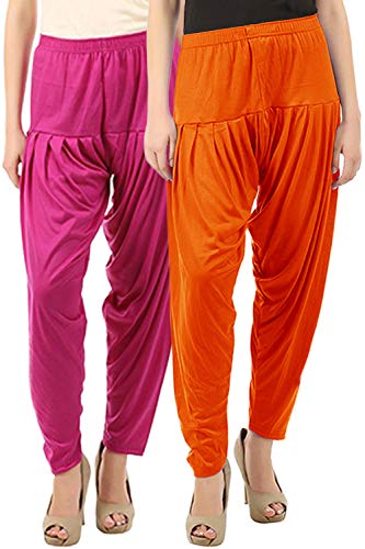 Image of Buy That Trendz Patiala Salwar for Women Viscose Patiala Pant Combo