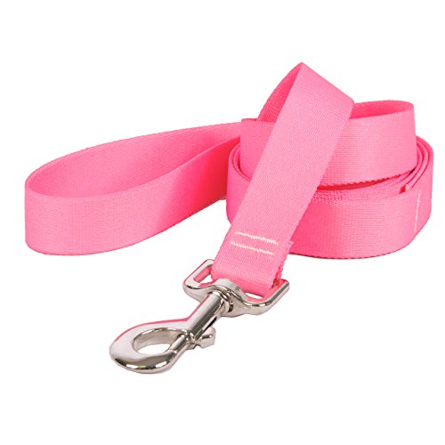Image of Yellow Dog Design Standard Lead, Solid Light Pink, 3 /8 inch x 60 inch (5 ft.)
