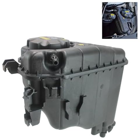 PPNZQAUT 17138610656 Engine Coolant Reservoir Tank with Sensor & Cap Compatible with 2016 - 2020 BMW 530e, 530i, 530i xDrive, 540i, 540i xDrive, 740e xDrive, 740i, 740i xDrive | Replaces# 17138742975 Cover