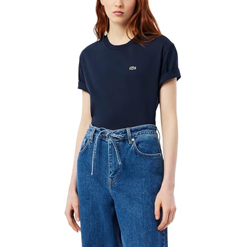 Lacoste Women's Relaxed Fit Soft Cotton T-Shirt