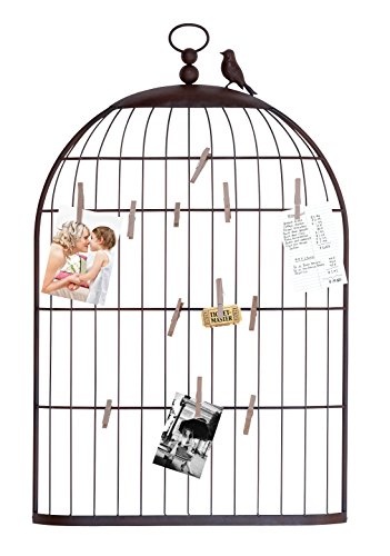 Home Decorators Collection Birdcage Card Holder, 22x2, Bronze
