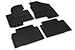 Produktbild Frogum 0422 Gummimatten Auto Fußmatten Gummi Passgenau 4-teiliges Automatten Set Schwarz