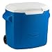 Coleman Wheeled Cooler, Blue/White, 28 Quart