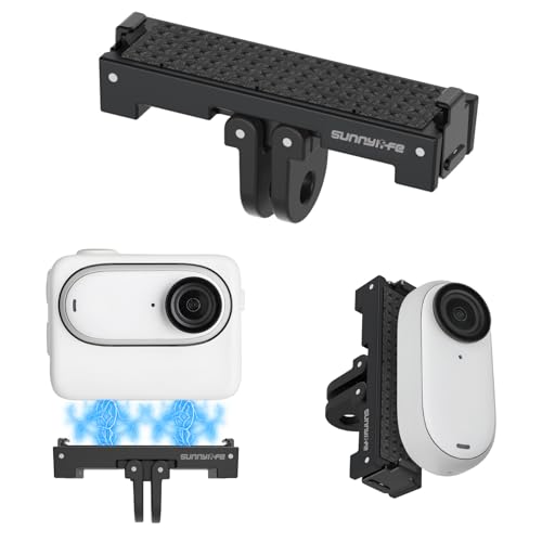 Adaptador magnético de montaje de liberación rápida para Insta360 GO 3S/GO 3 Soporte de montaje de cámara Accesorios para Insta 360 GO3/3S Cámara de pulgar de liberación rápida Expansión de placa
