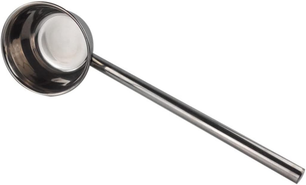 PRETYZOOM 1Pc Thickened Stainless Steel Water Ladle with Long Handle Household Kitchen Utensil for Easy Gripping Watering Capacity Bailer for Soup Garden Use