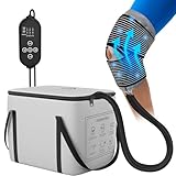 Ice Machine for Knee After Surgery, Cold Therapy Machine with Programmable Timing, Quiet Pump, Portable Knee Replacement Surgery Recovery System for Pain Relief, Easy to Use