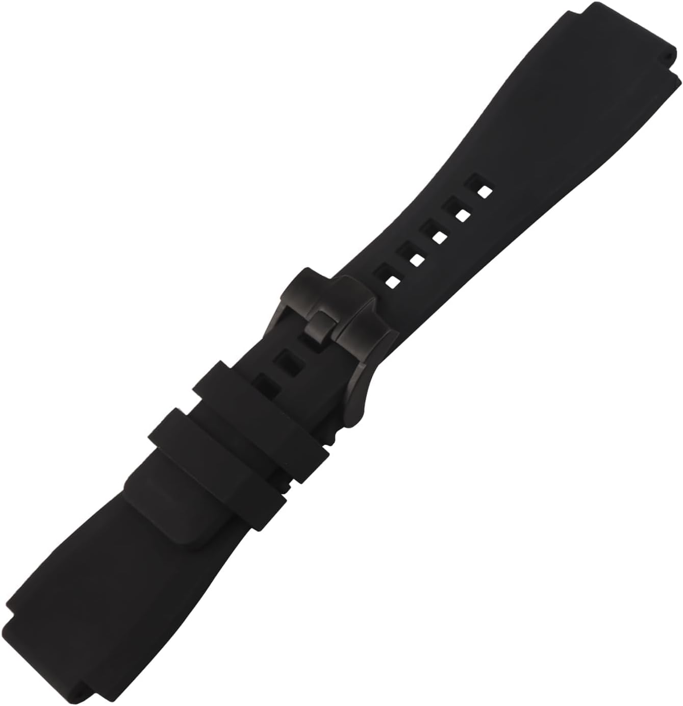 Rubber Watch Bands Replacement Fit for Bell & Ross B&R BR-01 BR01 BR-03 BR03 BR03-92 Diver 24mm*34mm Silicone Strap Wirstband for Men and Women Waterproof Bracelet Watch accessories