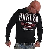 Yakuza Herren Gun Pullover Sweatshirt, Schwarz, 3XL
