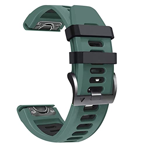 Bracelet silicone 22mm pour Garmin Fenix 6 Pro anti-transpiration et confortable