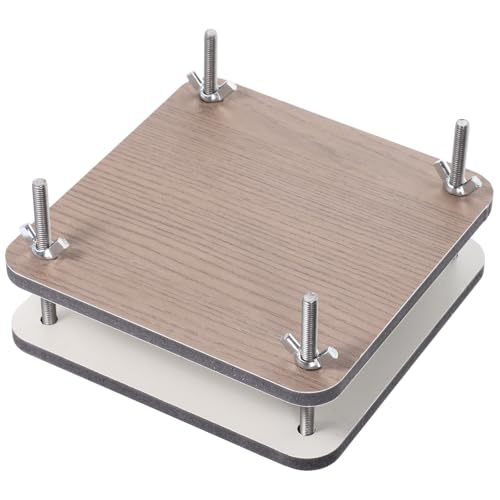Presse à fleurs bois 15x15 cm outil de pressage spécimens végétaux