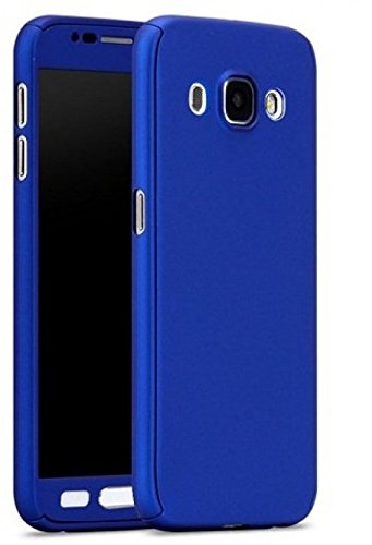 DeV Front & Back 360 Degree Ipaky-Full Body Protection (Front+ Back + Temper Glass) Case Cover for Samsung Galaxy J7-6 2016 Edition
