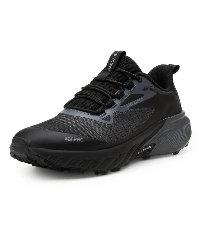 Image of Bacca Bucci TrekZON Men's Outdoor Trekking & Trail Running Shoes with AllTerraX Grip Outsole | #BePro Series
