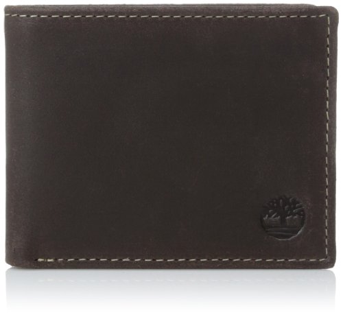 Timberland Mens Leather With Attached Flip Pocket Travel Accessory Bi Fold Wallet, Brown (Delta), One Size Us #TOP29