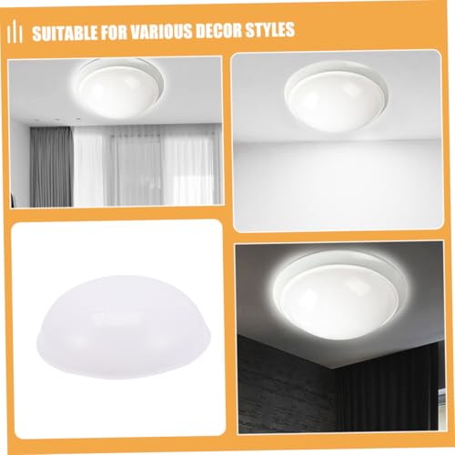 Cubiertas de plástico PRETYZOOM para luces de techo con difusores redondos de PVC 8