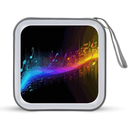 Étui CD DVD portable 40 disques avec motif papillon moderne pour rangement voiture et maison