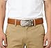 Lingli Brown Belt for Men Ratchet Dress Belt with Automatic Buckle -Trim to Fit-35mm wide-005-110-TAN