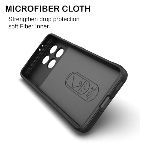 Image of amazon basics Mobile Cover for Poco X6 Pro 5G / Mi Redmi K70E 5G | Full Camera Protection | Liquid Silicon Case | Flexible Bumper Case for Poco X6 Pro 5G / Mi Redmi K70E 5G (Black)
