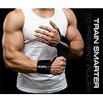 Hustle Athletics Wrist Wraps for Weightlifting - 18" & 12" Premium Wrist Support Weight Lifting Wraps to Lift Heavier & Train Harder - Heavy Duty Powerlifting & Bench Press Gym Straps for Men & Women - Image 3