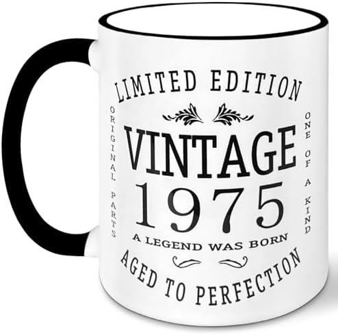 Amazon: 50th Birthday Mug, Personalized 50th Birthday Gift For