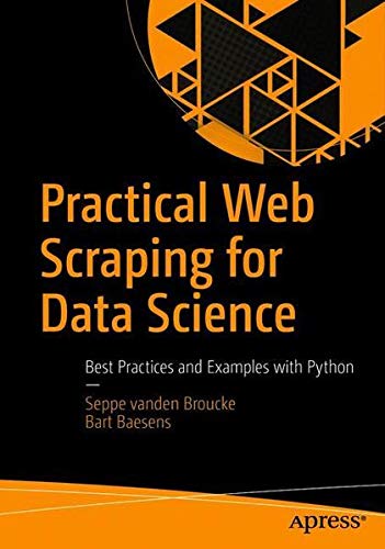 Practical Web Scraping for Data Science