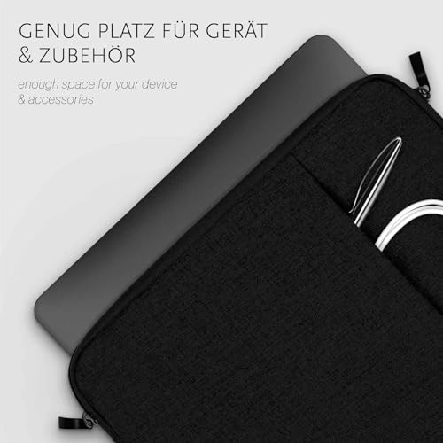 Housse Microsoft Surface Pro 4 moex en polyester noir avec fermeture - 2