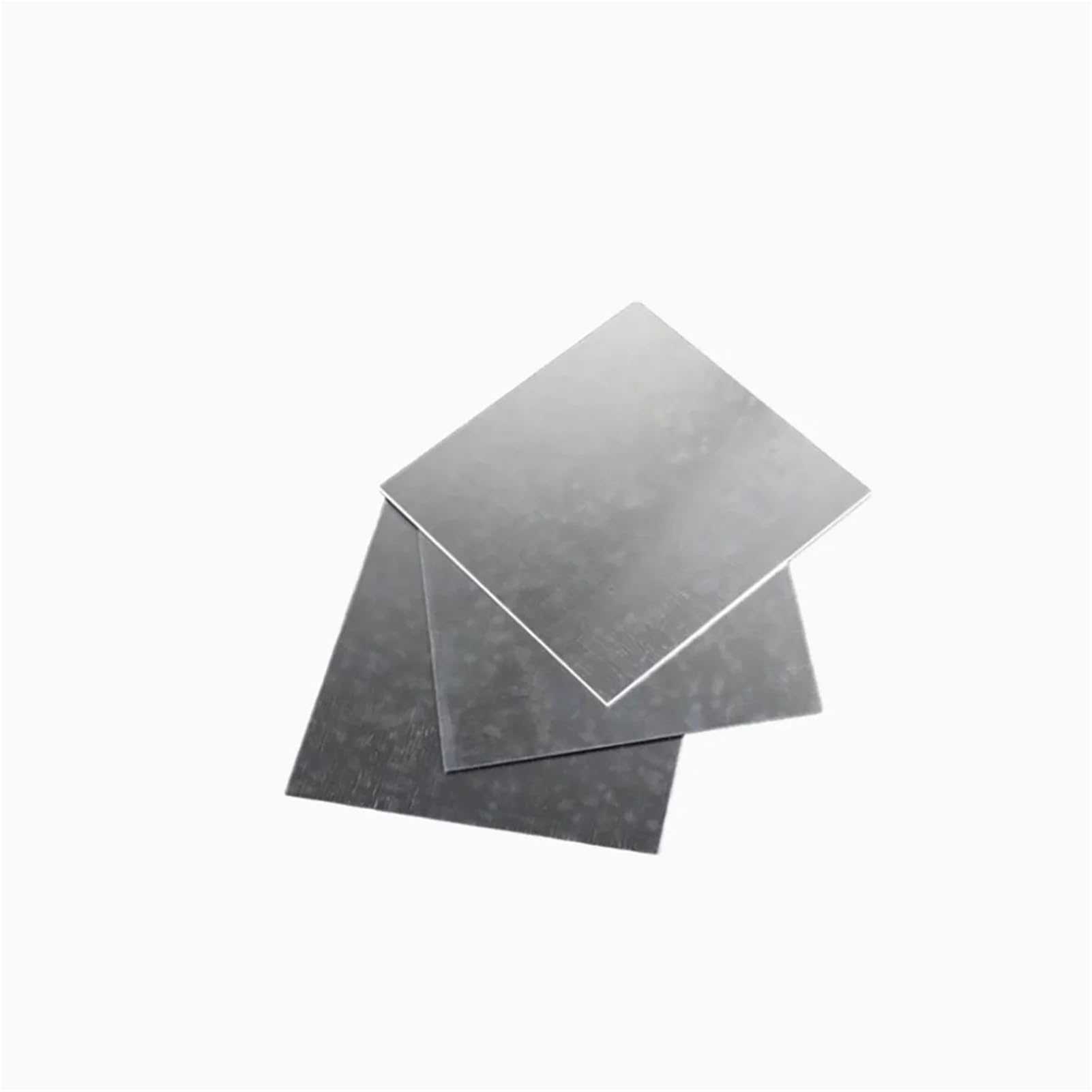 Lamiera di ferro zincata, lamiera di ferro bianca, spessore 0,6 mm-5 mm(100X100X5mm 2pcs)