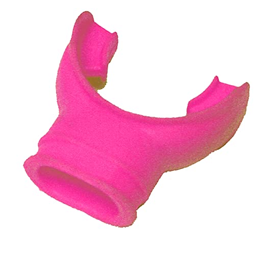 JCS Silicone Regulator Mouthpiece – Universal Fit, Durable & Comfortable – Available in 6 Colors – Premium Silicone for Scuba Diving, Pink