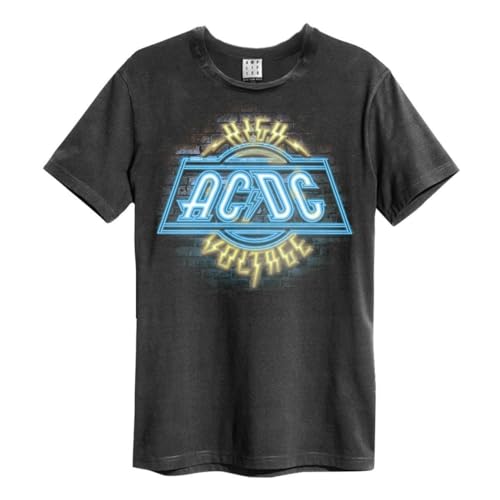 T-Shirt High Voltage Neon Amplified Vêtement Rock Vintage Adulte