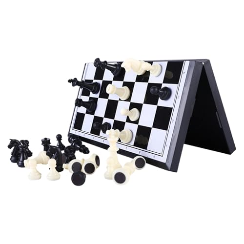 magnético plegable - 7,87 pulgadas de viaje, juego de de viaje portátil, plegable, hecho a mano | Juego de para principiantes profesionales del to