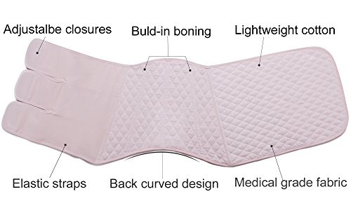 PAZ WEAN Postpartum Belly Wrap Plus Size C Section Recovery Belt Post Cesarean Belly Band Binder Post Partum Belt for Women Girdles Pink